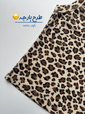 تاپ حلقه ای دخترانه طرح پلنگی